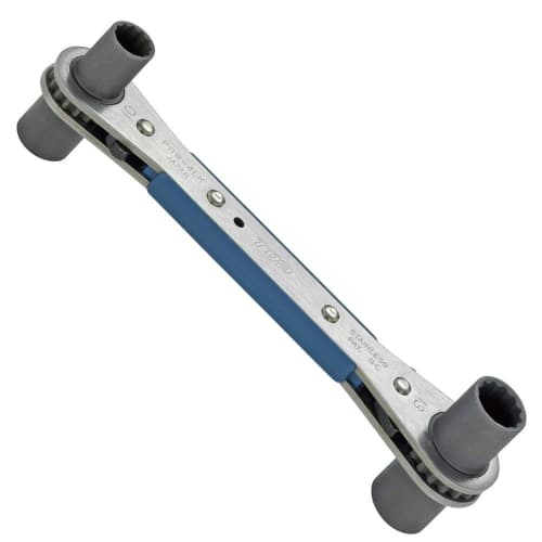 

TOP Industrial (TOP) Iron Can Latch, 10x12x13x14mm, 18 Gears, 20 Ratchet, for Plumbing, Water Supply, Faucets, and Electrical Work, PRW-4LK, Tsubame-