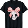 Disney The Aristocats Big Bow Marie Watercolor T-Shirt