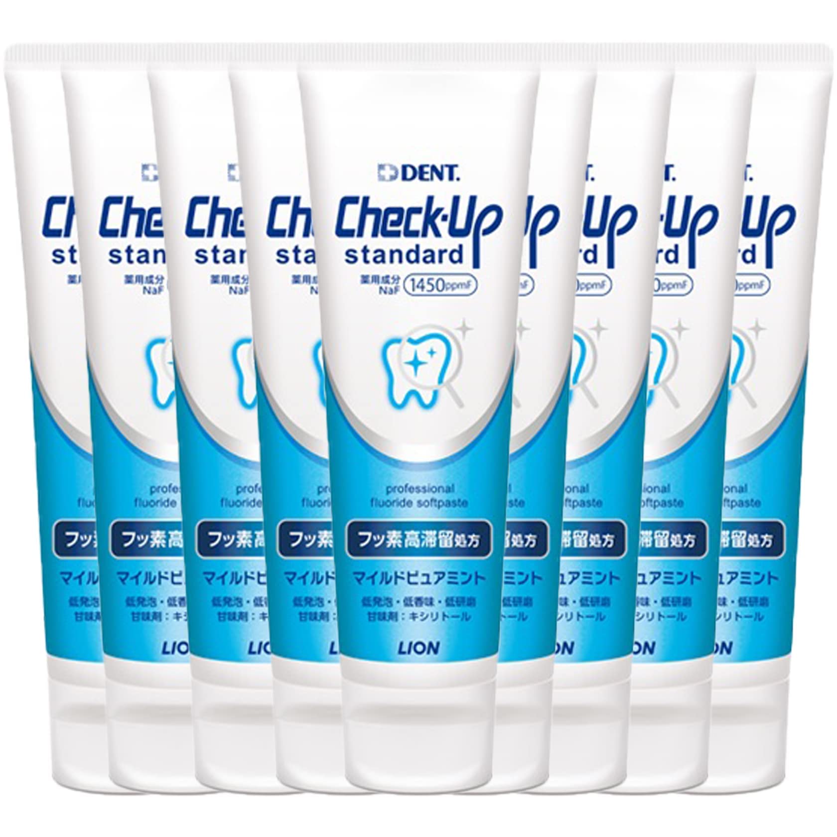 

Lion Paste Check-Up Standard (135g) x 10 bottles (Mild Pure Mint)