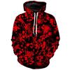 Spring And Autumn Fashion Men's Hoodie Horror Bloody Cosplay 3D Print Hoodies Street Casual Boy Sweatshirt Men's Oversized Top Clothing