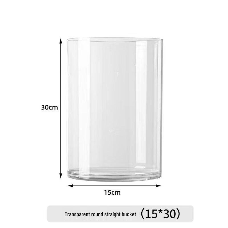 Transparent Aluminum Flower Display Bucket