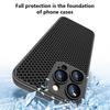 For iPhone 15 Pro Case with Lens Film Hard PC Slim Phone Cover Heat Dissipation