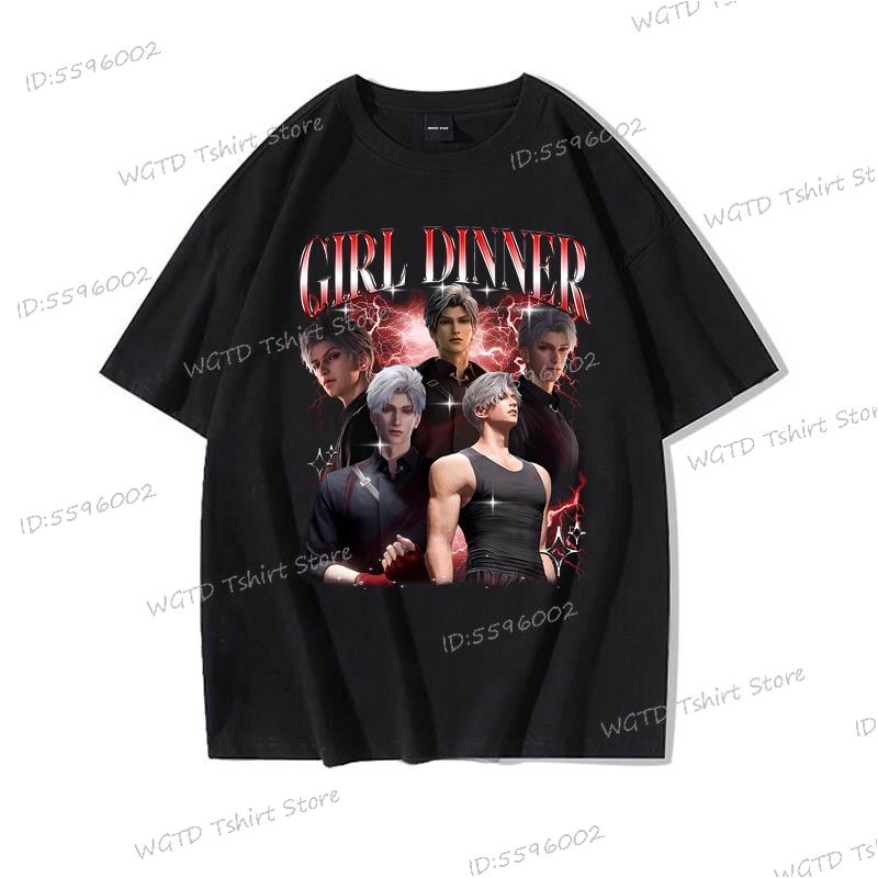 

Хлопковая футболка Sylus Love and Deepspace Смешной подарок для девочек Модные повседневные футболки для мужчин женщин Высококачественные топы в стиле стритвир 4XL