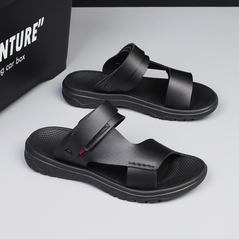 Fashion Men Summer Sandals Comfortable Breathable Slippers Convertible Between Sandals and Slippers for Casual Outdoor Wear
