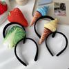 Headwear Fruits Headband Kawaii Vegetable Hair Bands Personality Simulated Food Hair Hoop  Party