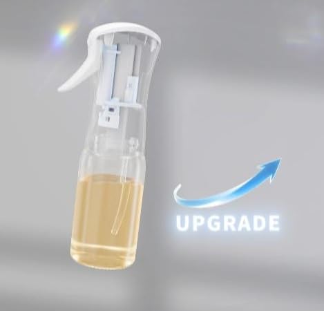 Mistyfi High-Performance Oil Spray, Suitable for Sesame Oil, Rice Oil, and Olive Oil, 150ml Wide-Mouth Light-Blocking Glass Bottle, Edible Oil Spray B