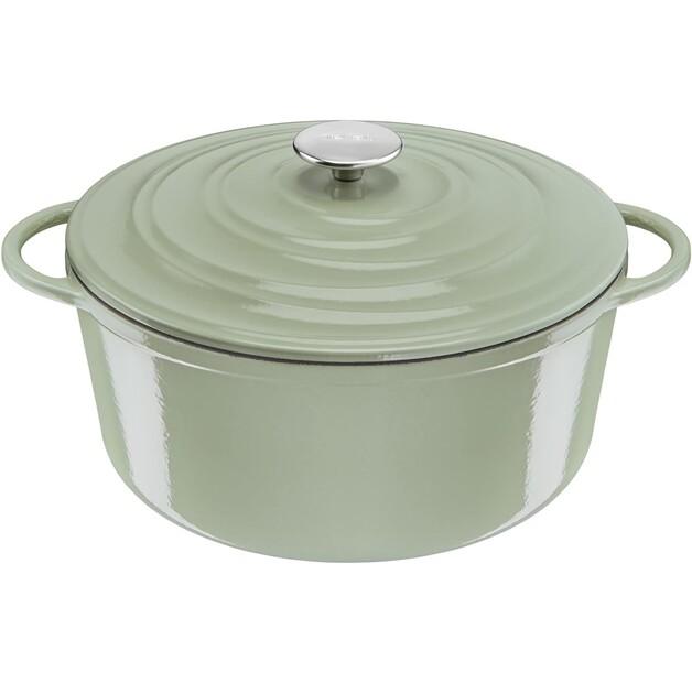 Чугунная жаровня Tefal E25805 Lov круглая 29 см светло-зеленая (E2580504)