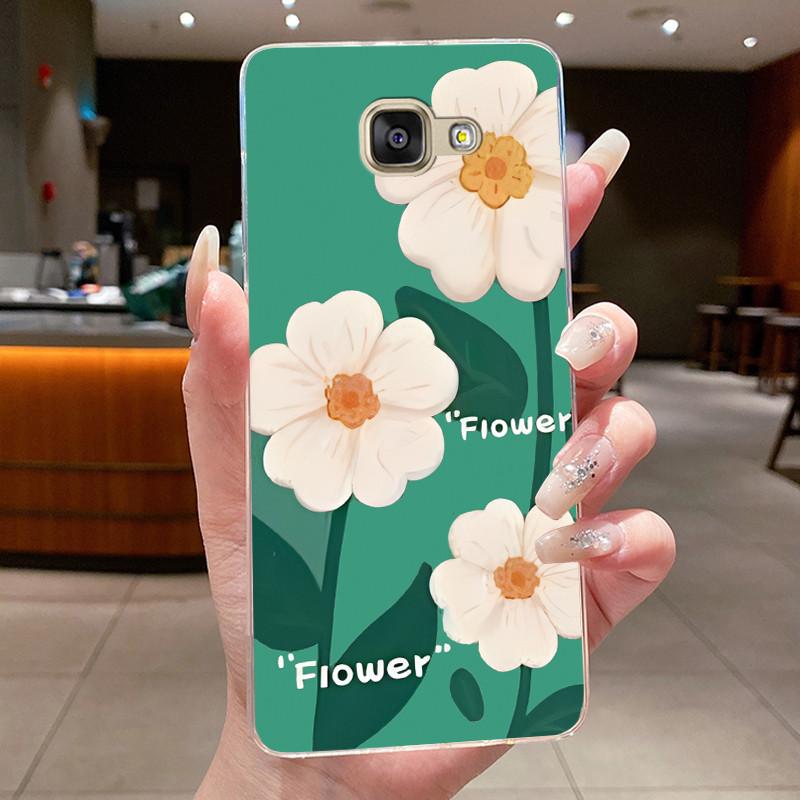For Samsung Galaxy A5 2016 A3 2016 A7 2017 Case Flower Butterfly Soft Silicone Clear TPU Cover For Samsung A3 A5 2017 Cases Capa