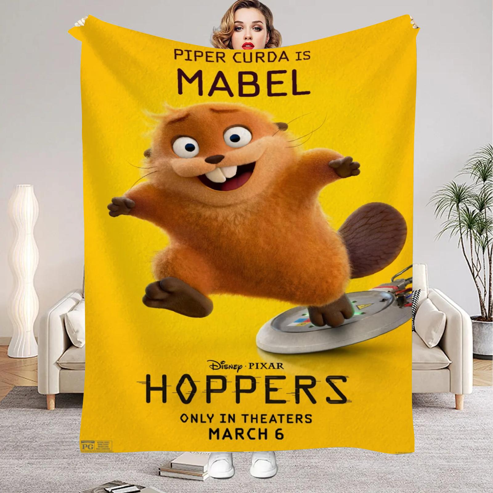 

GUOYU Blanket Hoppers Capybara Cozy Fluffy Flannel Blanket for Home Living Sofa Chair Room Bedroom Decor for Kids Girl Birthday Gift 75x100cm (30x40inch)