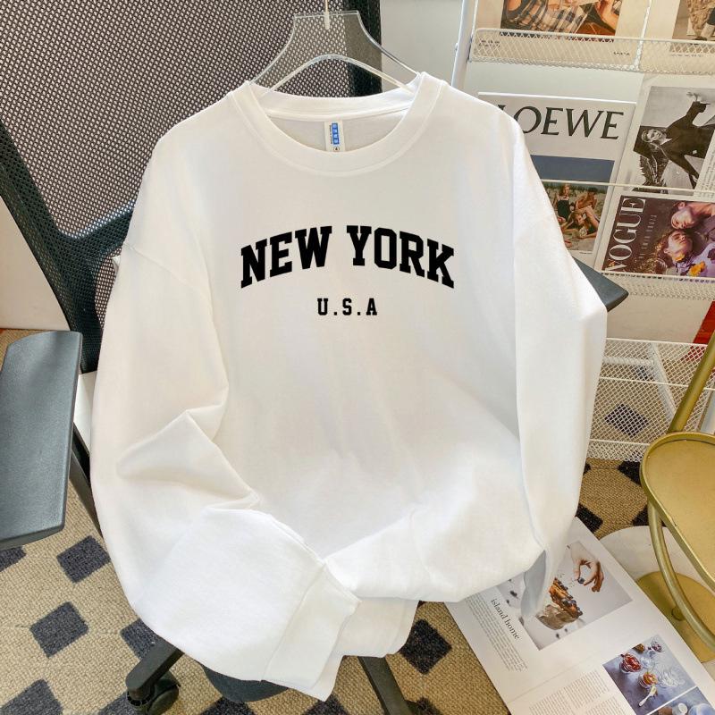 

Women s Casual New York City Logo Long Sleeve T-shirt L