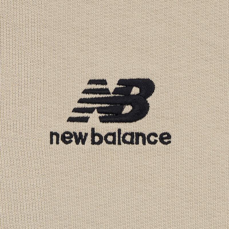 New Balance Varsity Fleece Hoodie Asia Sizing 'Beige Black' Unisex 5CD38831-LBE