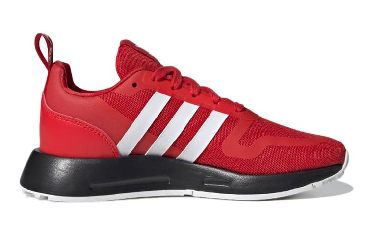 adidas Originals Multi J Cushioning, Wear Resistant Low Top Kids' Running Shoes Red Teenagers GW3006