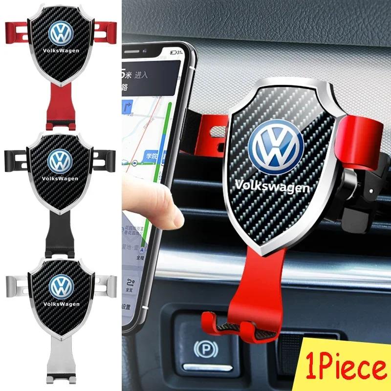 Dla VW Volkswagen Jetta MK5 Golf Grawitacyjny Uchwyt na Telefon Samochodowy Uchwyt Klips do Kratki Wentylacyjnej Stojak GPS dla Volkswagen Polo Golf Passat