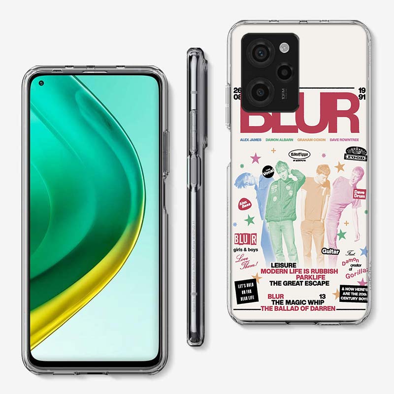 Blur Band Cover Phone Case For Xiaomi Poco M8 M7 M6 M4 M3 X7 X6 X4 Pro F7 Ultra M5S Mi 14 14T 15 15T 12T 10T Pro 12S 12 11 Lite