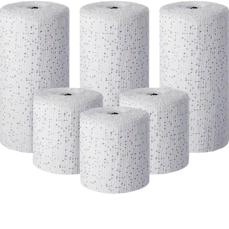 1Roll Plaster Cloth Gauze DIY Painting Belly Cast Plaster Gauze Rolls Body Casts White Sculptures Multiple Sizes
