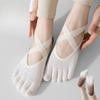 Yoga Socks for Women, Professional Anti-slip Gradient Lacing, Beginner's Pilates Five-finger Socks, Spring and Summer Sports Socks