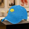 Vintage Washed Distressed Baseball Cap with Retro Sun  The Sun is Trying to Kill Me Print  Lightweight Unisex Adjustable Sna
