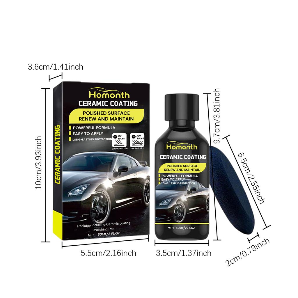 Car Polish Agent Car Glass Coating Agent Waterproof And Anti-Fouling Cleaning Agent Car Paint Brightening And Protective Agent