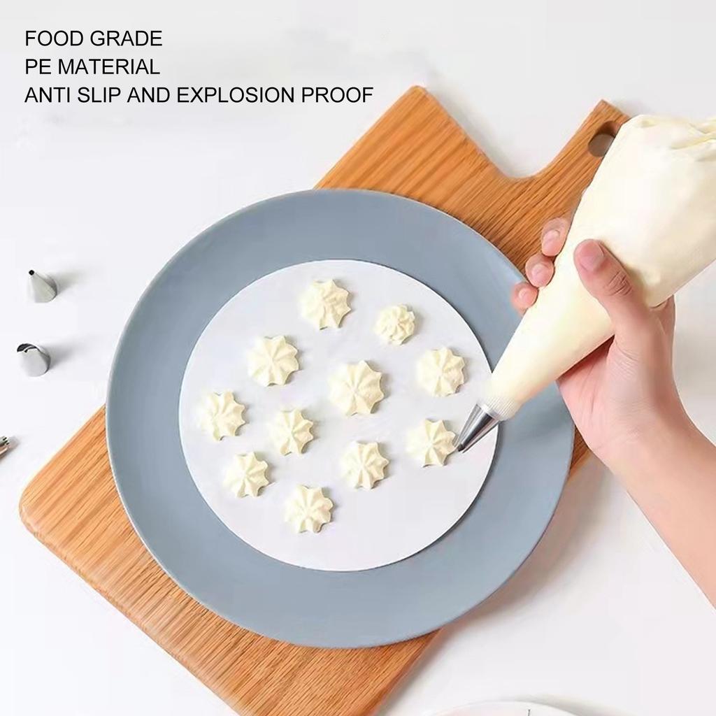 Rękaw cukierniczy 26x17cm Mały rozmiar Pogrubiony design Materiał PE Torby cukiernicze do pieczenia na desery