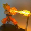 Dragon Ball Z Son Goku Luce Notturna Anime Tocco Kamehameha Luce Notturna Magnetica Decorazione da Scrivania Creativa Modello Cool Bambini Regali