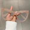 Oversized Cat Eye Women Eyeglasses Stylish Blue Light Blocking Spectacles New Trendy Vintage Candy Color Computer Eyewear