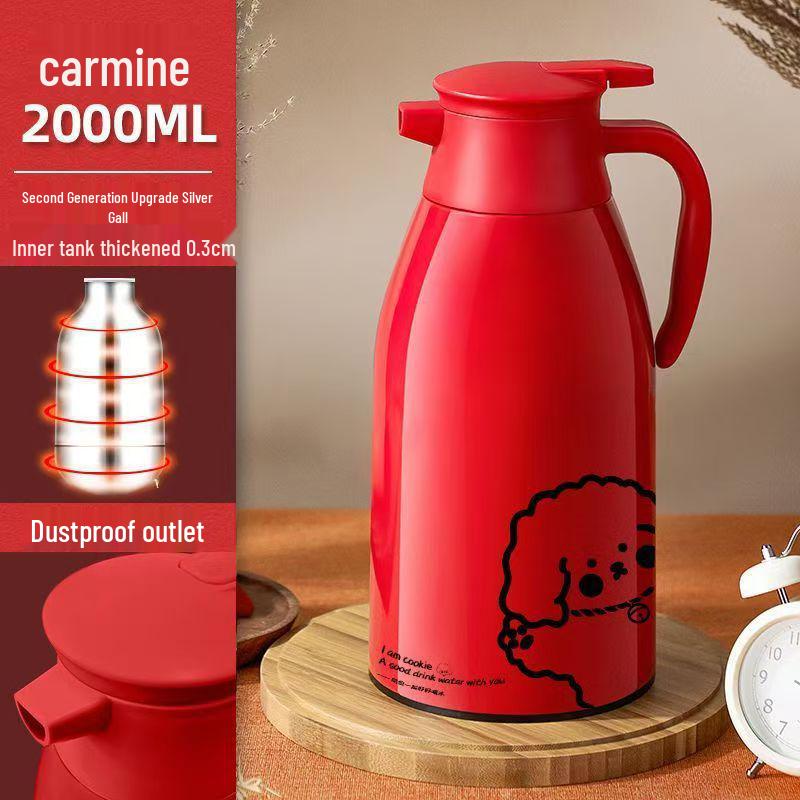 X70T Large Capacity Glass Liner Thermos Flask for Office, Home, and Dorm