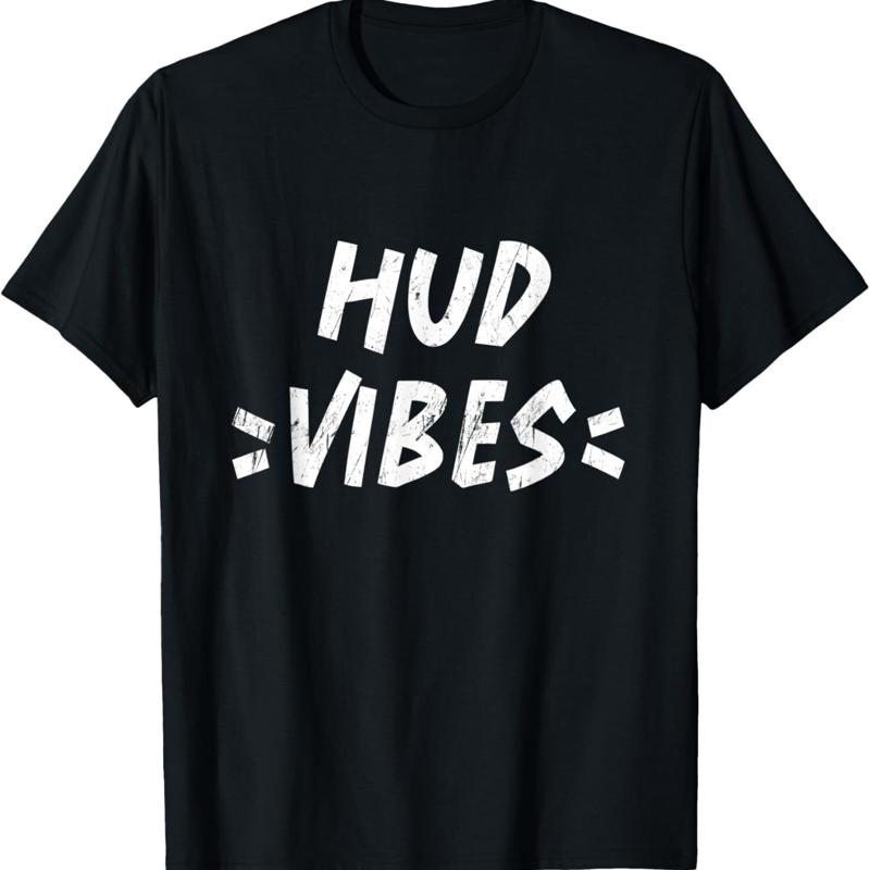 

Hud Vibes Matching Squad Family Reunion First Last Name Team T Shirt - Men s Summer Cotton Graphic Tee S разноцветный