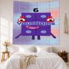 Numberblocks Custom Your Name Wall Decor Tapestry Art For Pet Memorial Birthdaywedding Party Backdrop Family Gift