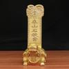 Brass Casting Taishan Stone Guandi Dragon Turtle Home Auspicious Copper Ornament