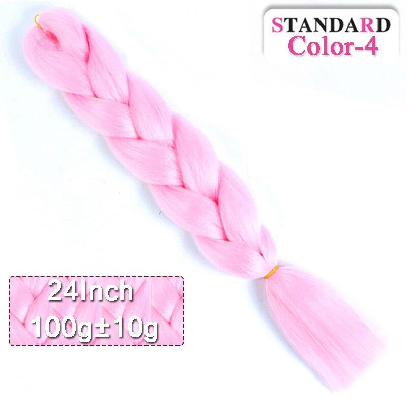 LUPU 60CM Synthetic Hair Extension Big Braid Braid Long Gradient Pink pPurple Blonde Party Wig Hair Extension Braid