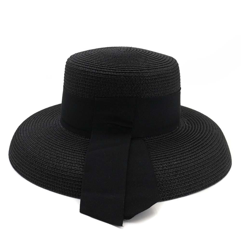 Straw Hat Big Brim Women Summer Outdoor Travel Beach Vacation Seaside Sun Hat Sunhat Bucket Hat