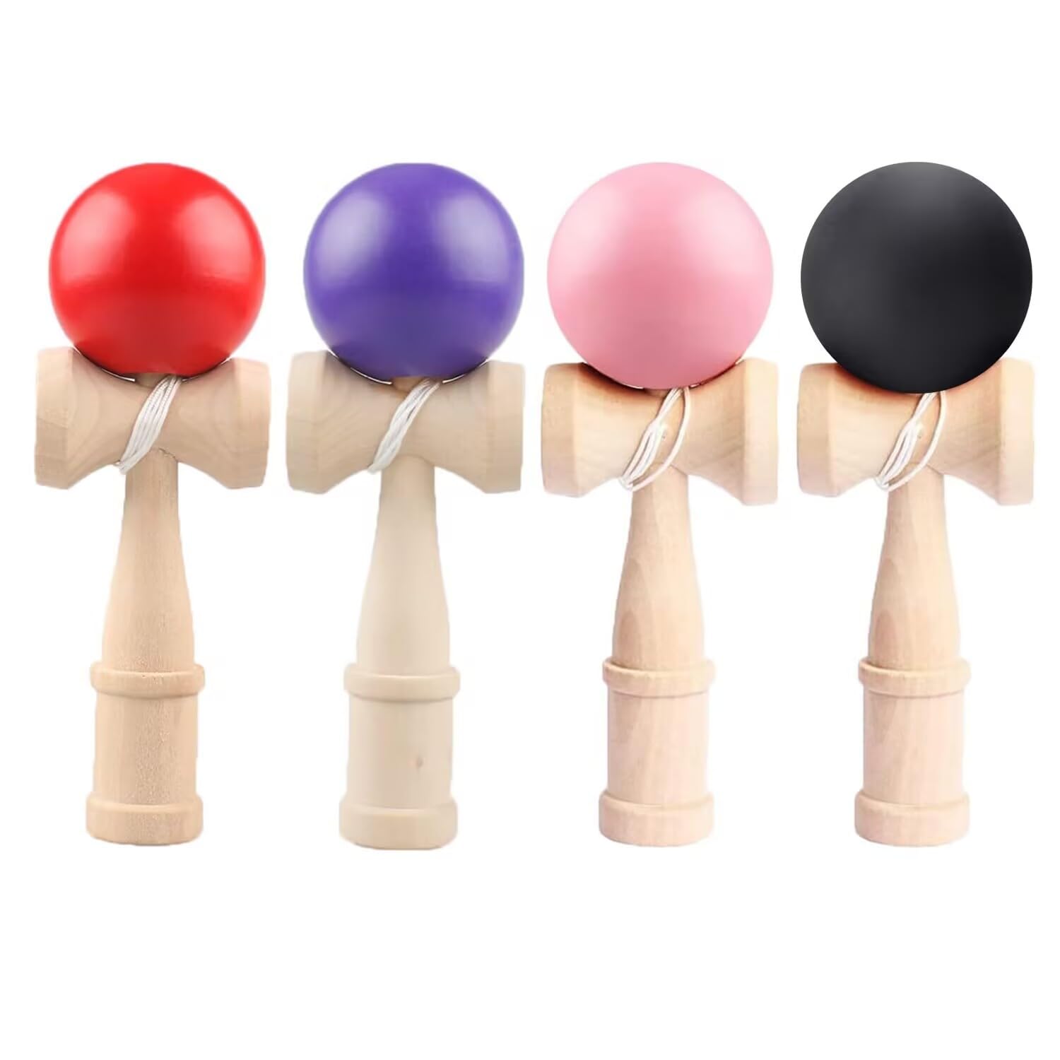 

Heculos Набор Кендама из 4 Кендама Кендама Классная Практика Соревнование (Красный, Фиолетовый, Пудра, Черный)