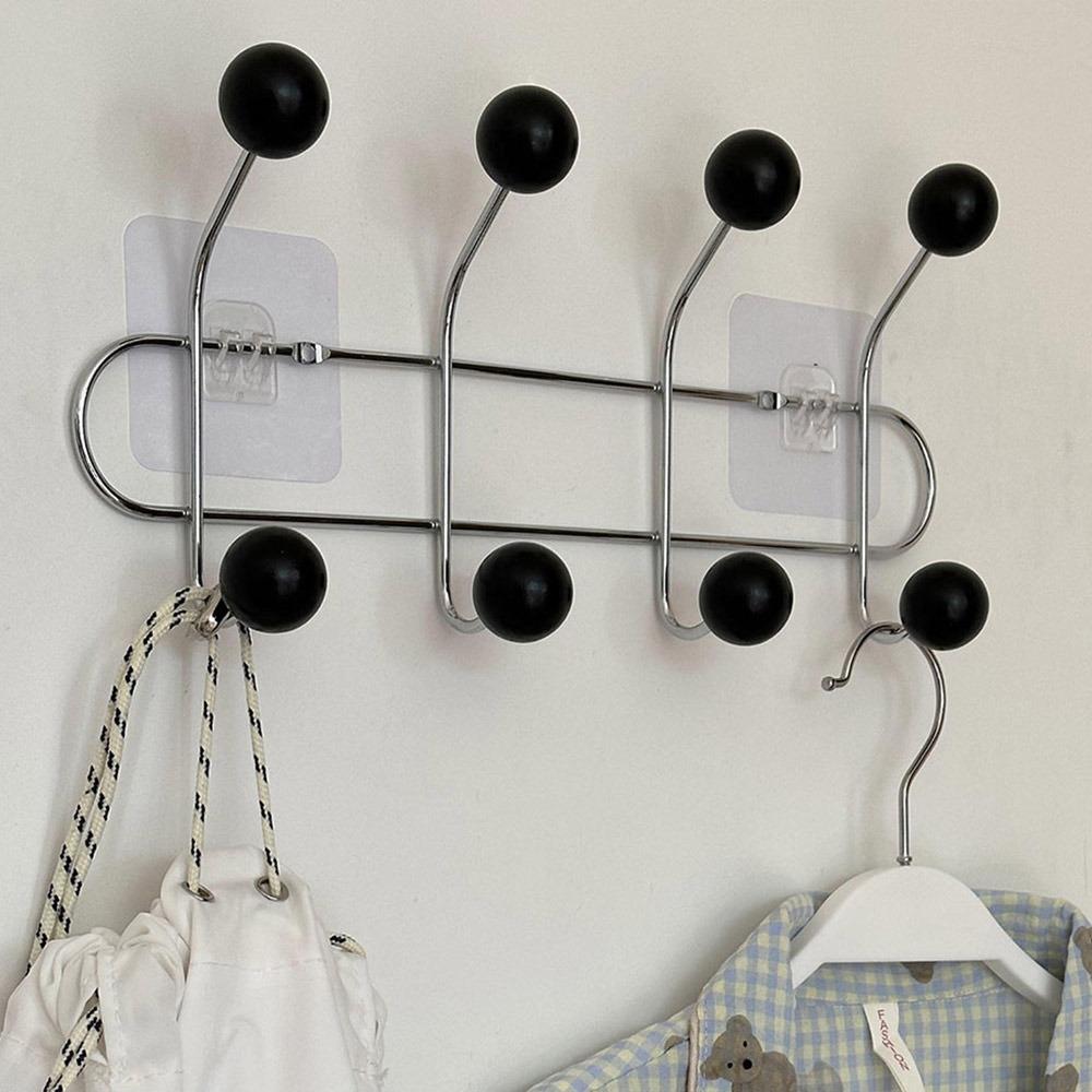 Metal Multi-functional Hook Wall-mounted Wall Hook Multi-purpose Key Storage Hook  Entryway
