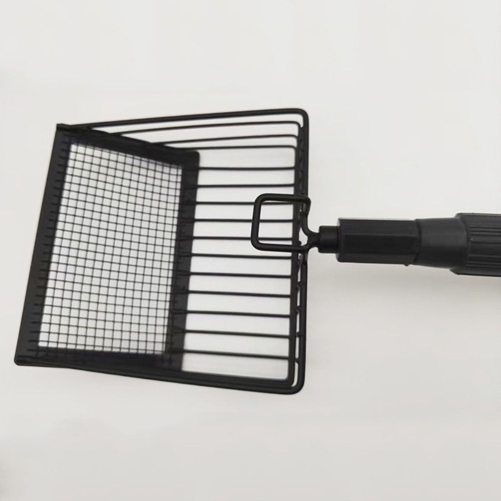 Telescopic Handle Chicken Coop Rake 3-Section Poop Sifting Shovel Cat Litter Scoop  Garden