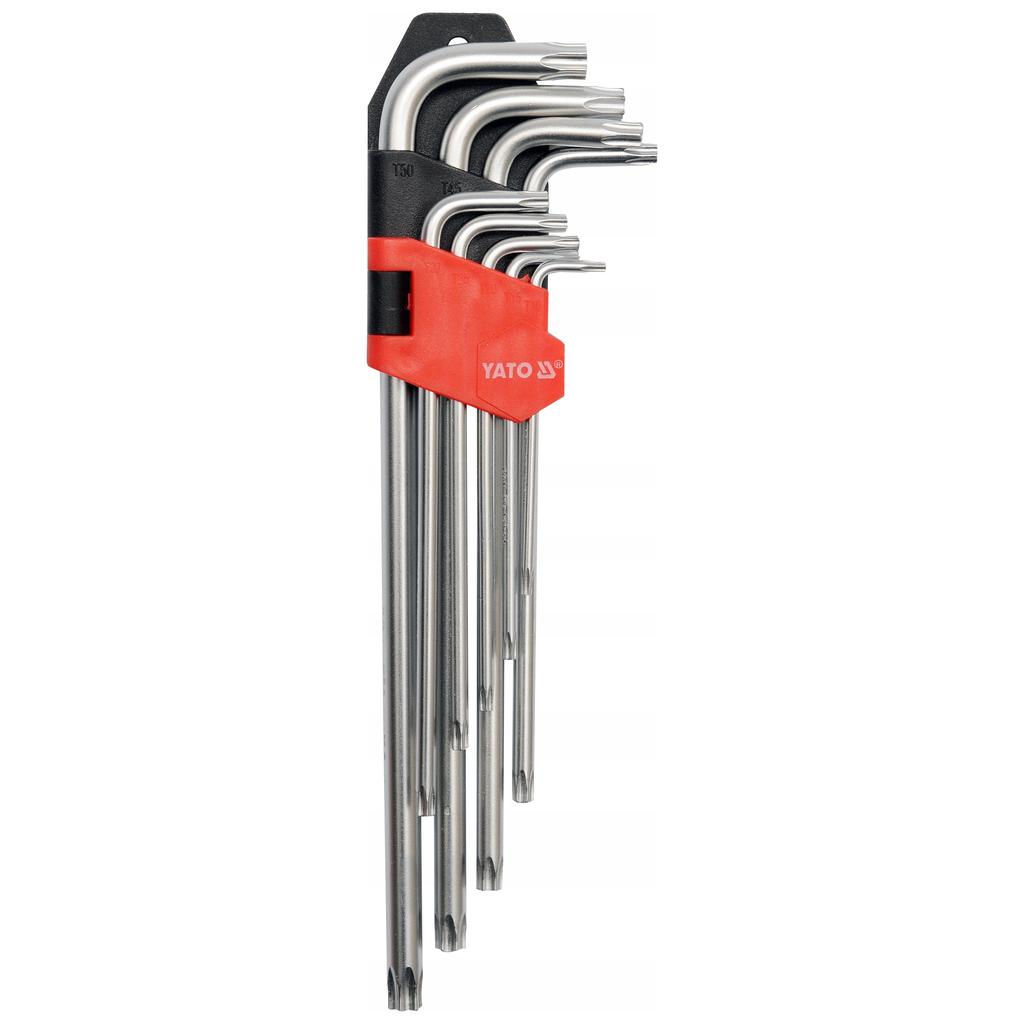 Yato Chrome Vanadium Steel Hex Key Set (Pack of 10)