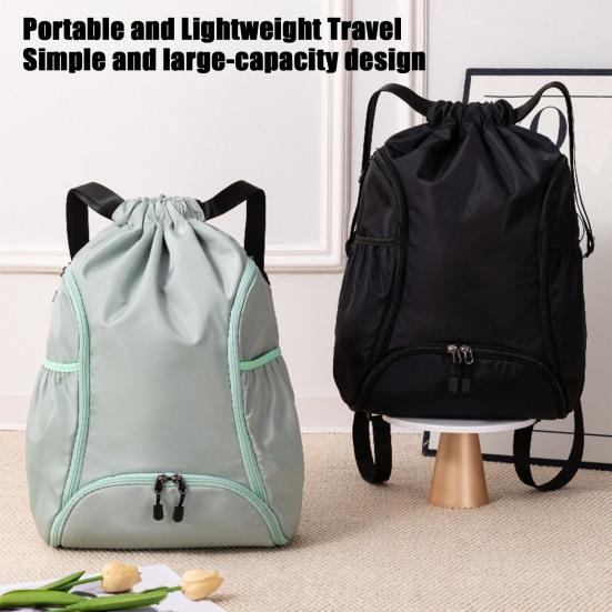 Plecak Piłkarski Plecak na Siłownię z Komorą na Piłkę lub Buty Sznurkowy Plecak do Koszykówki na Siatkówkę Piłkę Nożną Męski Damski