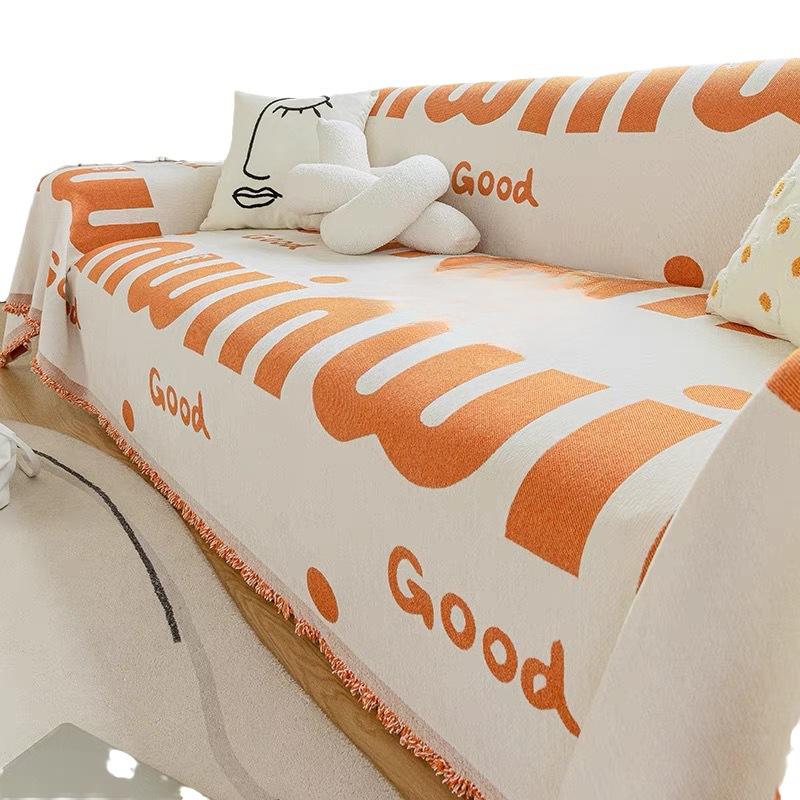 

Диванное полотенце Four Seasons, универсальное цельное пылезащитное одеяло для дивана, простой современный синель 180*130cm