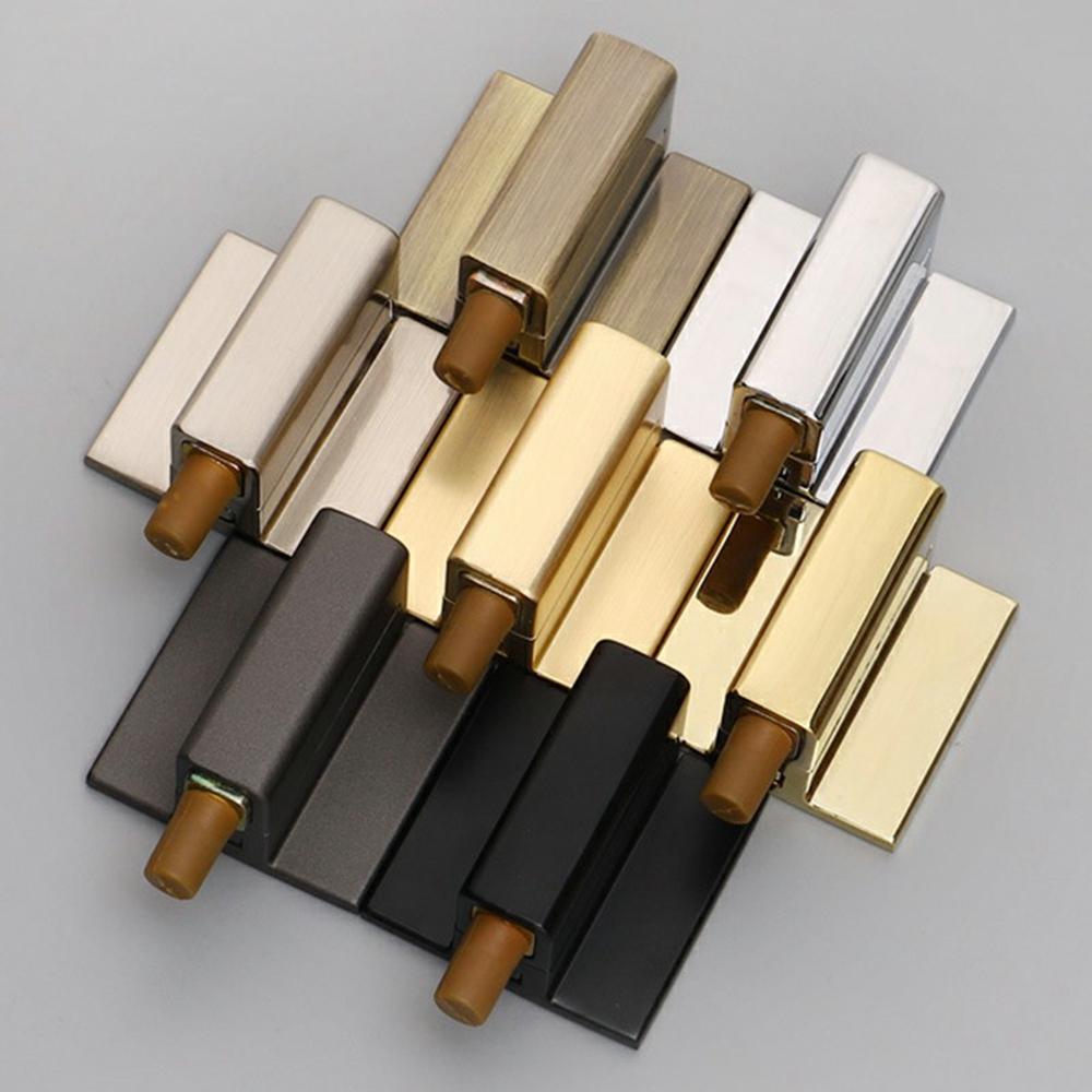 Invisible Floor Mounted Door Stopper No Drill Mechanical Wind Resistant For Bedroom Bathroom