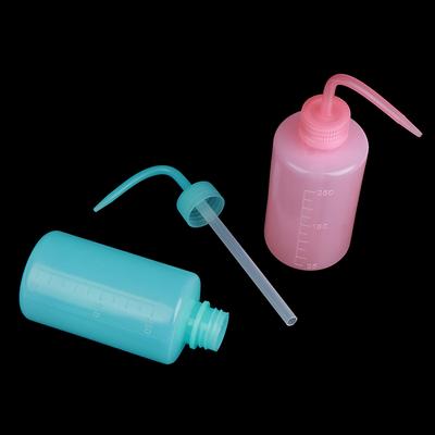 1Pc Wash Clean Clear White Plastic Green Soap Lab Wash Squeeze Diffuser Bottle