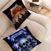 M-Metallica Cushion Cover Polyester Sofa Cushions Decorative Throw Pillows Home Decoration Pillowcover