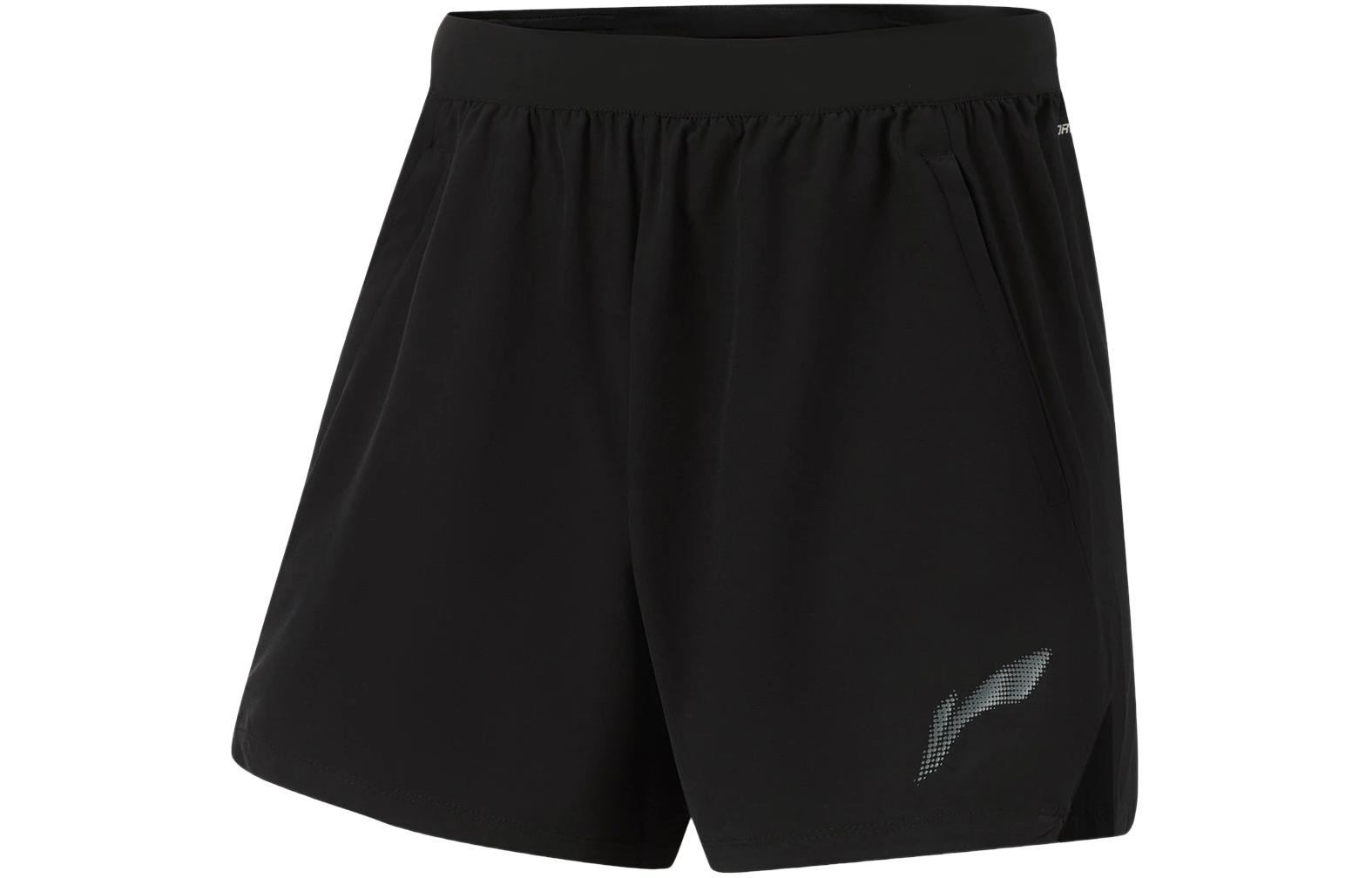 Li Ning Sports Shorts Men s Black AKSU335-1 S