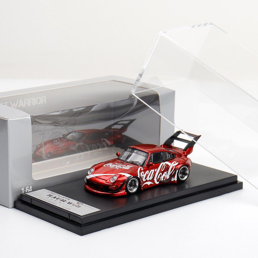 SW 1:64 RWB 993 Casted plastic imitation static alloy car model, boys' festival gift toy collection decoration item.