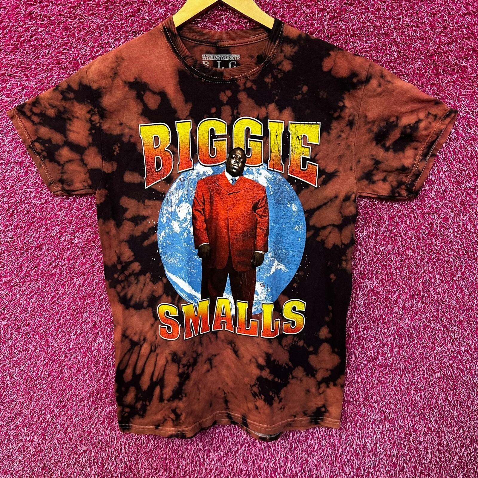 Notorious Big Bleach Dye Rap Tshirt size Medium L