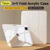 Case For iPad 5 6 7 8 9 10 11 Air 11 13 /Mini 6th 7th 8th 9th Gen / Pro 11 12.9 (3rd/4th/5th/6th Gen) Crystal Clear Smart Cover
