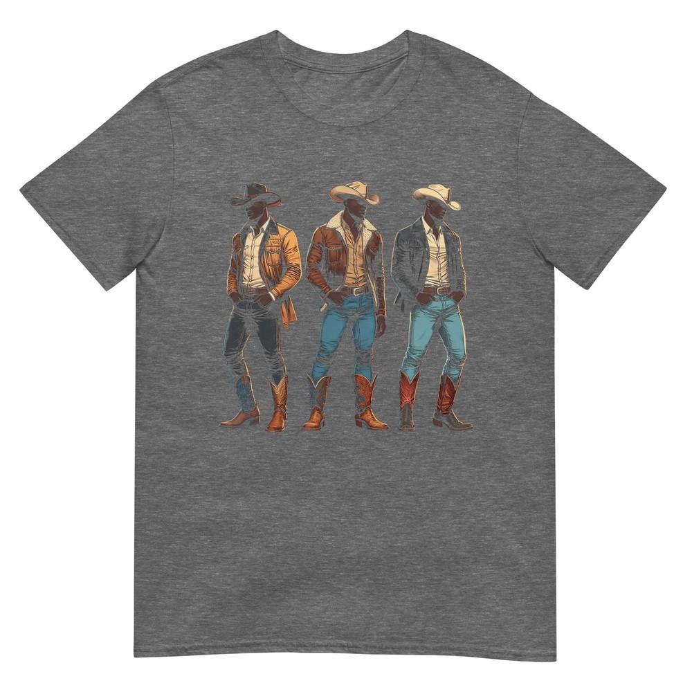 Black Cowboy Western Rodeo Melanin Black History Texas Unisex Tshirt