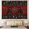 Ancient Egyptian Pictographic Tapestry Retro Egyptian Mythical Figures Wall Hanging Aesthetics Bedroom Living Room Home Decor