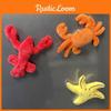 Cute Ocean Animal Plush Refrigerator Magnet Featuring Adorable Sea Turtle And Colorful Clownfish