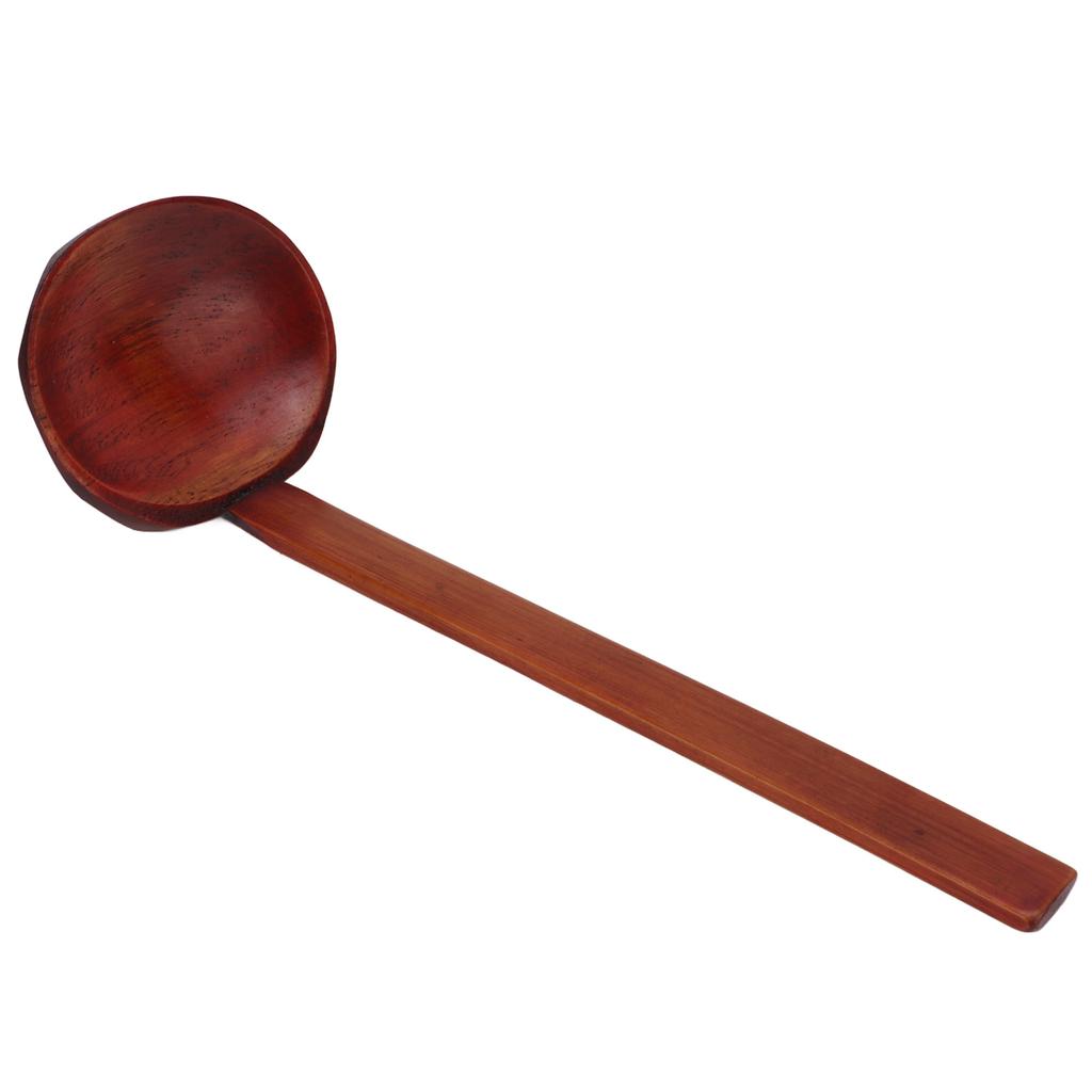 5Pcs Wooden Spoons Sturdy Handle Hand Polished Smoother Light Weight Japanese Tortoise Spoon for Restaurant Gifts