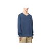 Polo Ralph Lauren Ss23 Solid Color Logo Embroidered Long Sleeve Sweater Men Sweater Blue 710899996-001