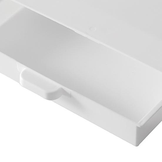 Skjult under skrivebordsskuff Selvklebende plastsminke Smykker Skrivebordsskuff for kjøkken